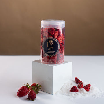 فراولة مقرمشة كاملة | Freeze Dried strawberry 🍓