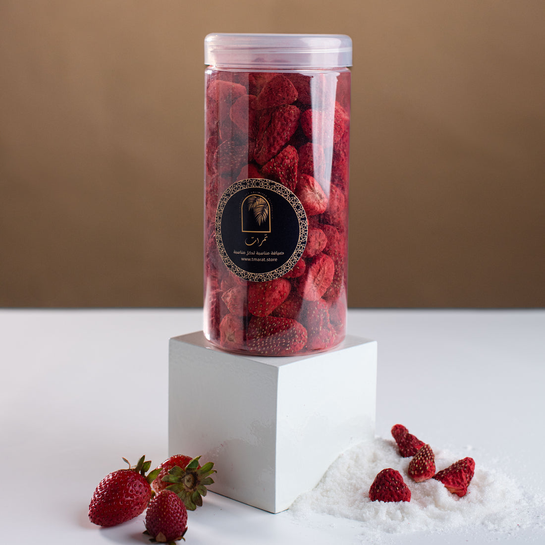 فراولة مقرمشة كاملة | Freeze Dried strawberry 🍓