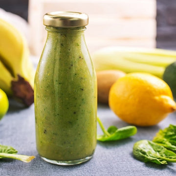 سموذي الطاقة الأخضر بالسبانخ الباودر | Healthy Green Smoothie