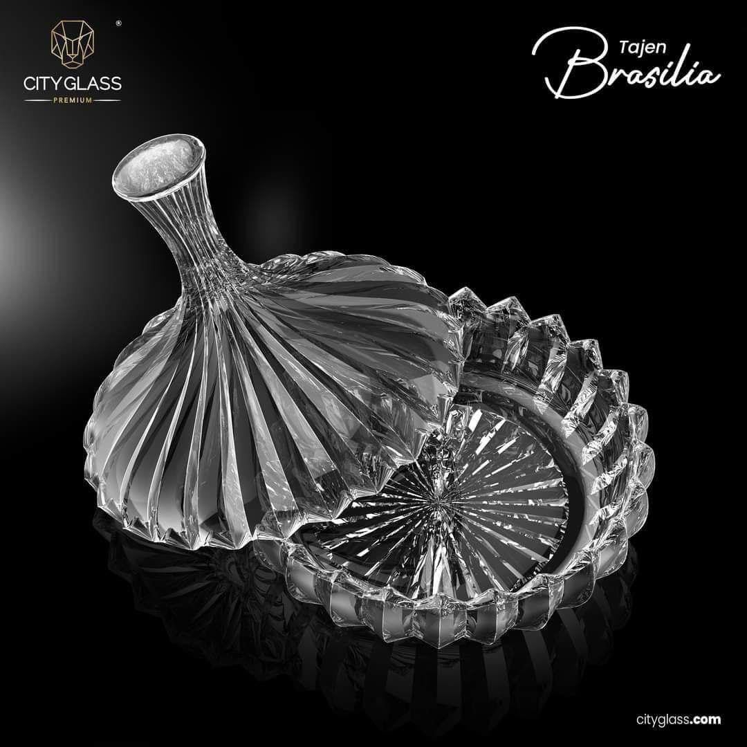 طبق حلوى كريستال برازيليا