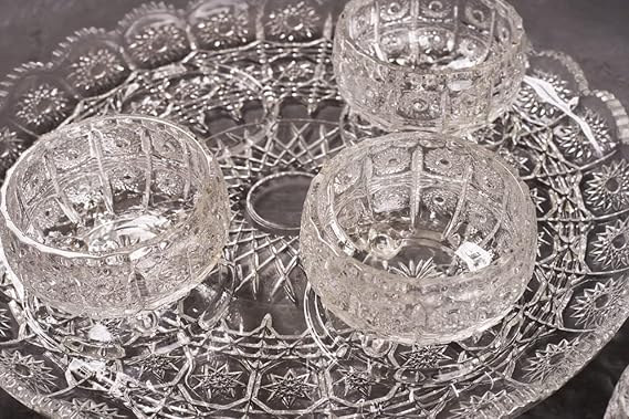 طقم تحضير حلوى زجاج