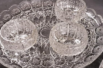 طقم تحضير حلوى زجاج