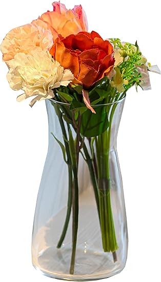 مزهريه كاراف زجاج شفاف