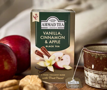 شاي أحمد تي بنكهة الفانيليا بالقرفة والتفاح - 20 فتلة